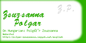 zsuzsanna polgar business card